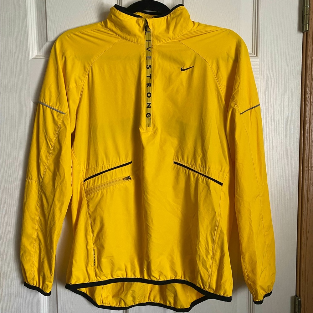 Nike Livestrong Half Zip Windbreaker